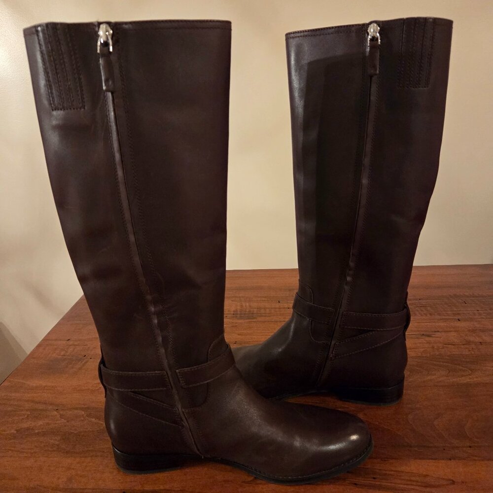 Women's Ralph Lauren Leather Brittaney Riding Boots